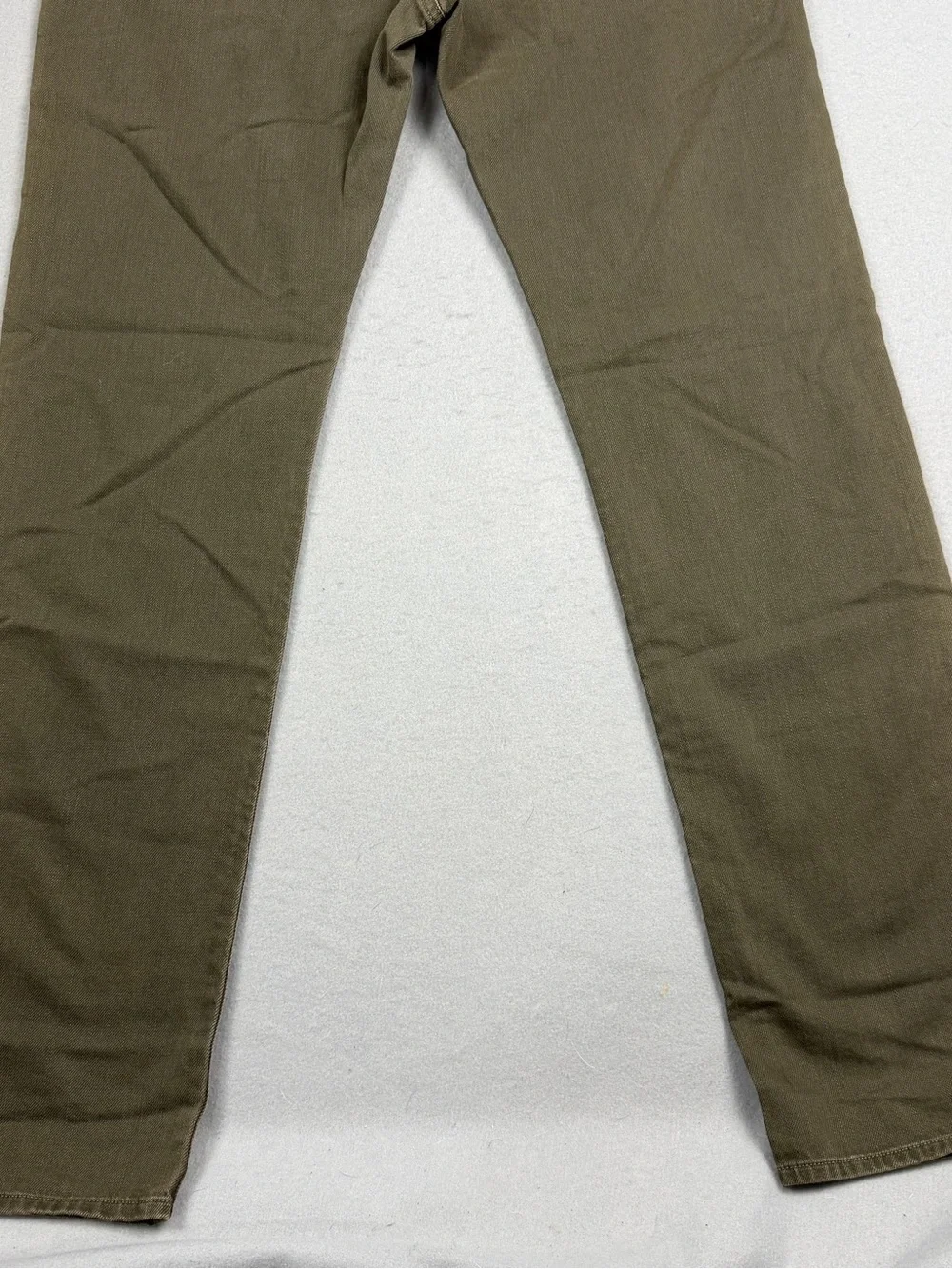 J Brand Mens Olive Green Jeans 32x33 Straight Leg 5 Pocket Denim